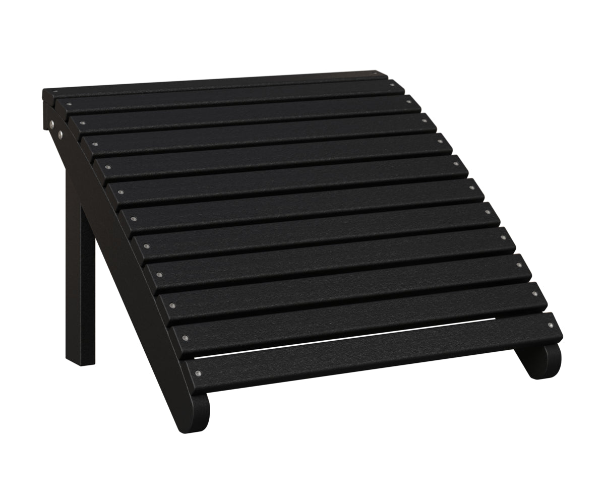 Berlin Gardens Adirondack Footstool in Black