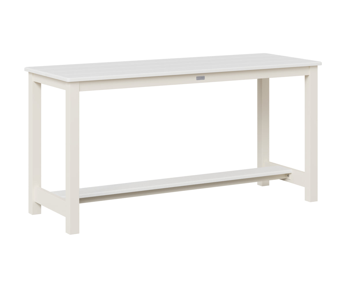 Berlin Gardens Balcony Table with Aluminum Base in White, White top