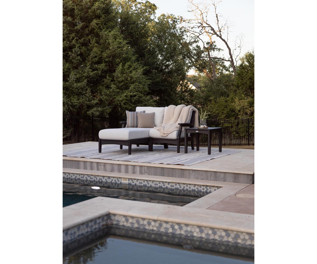 Berlin Gardens Classic Terrace Chaise Lounge, lifestyle photo 3