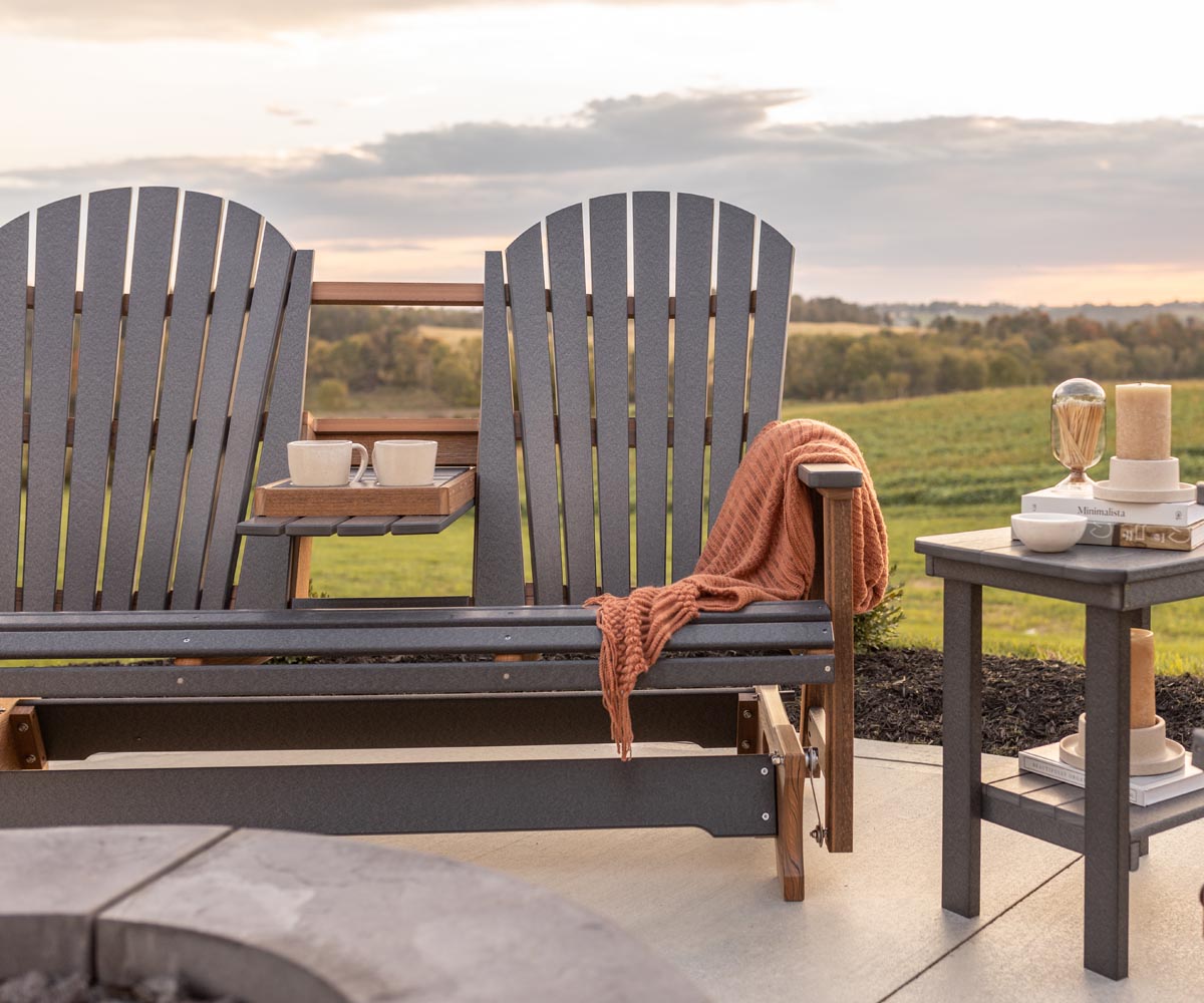 4′ Comfo Back Double Glider