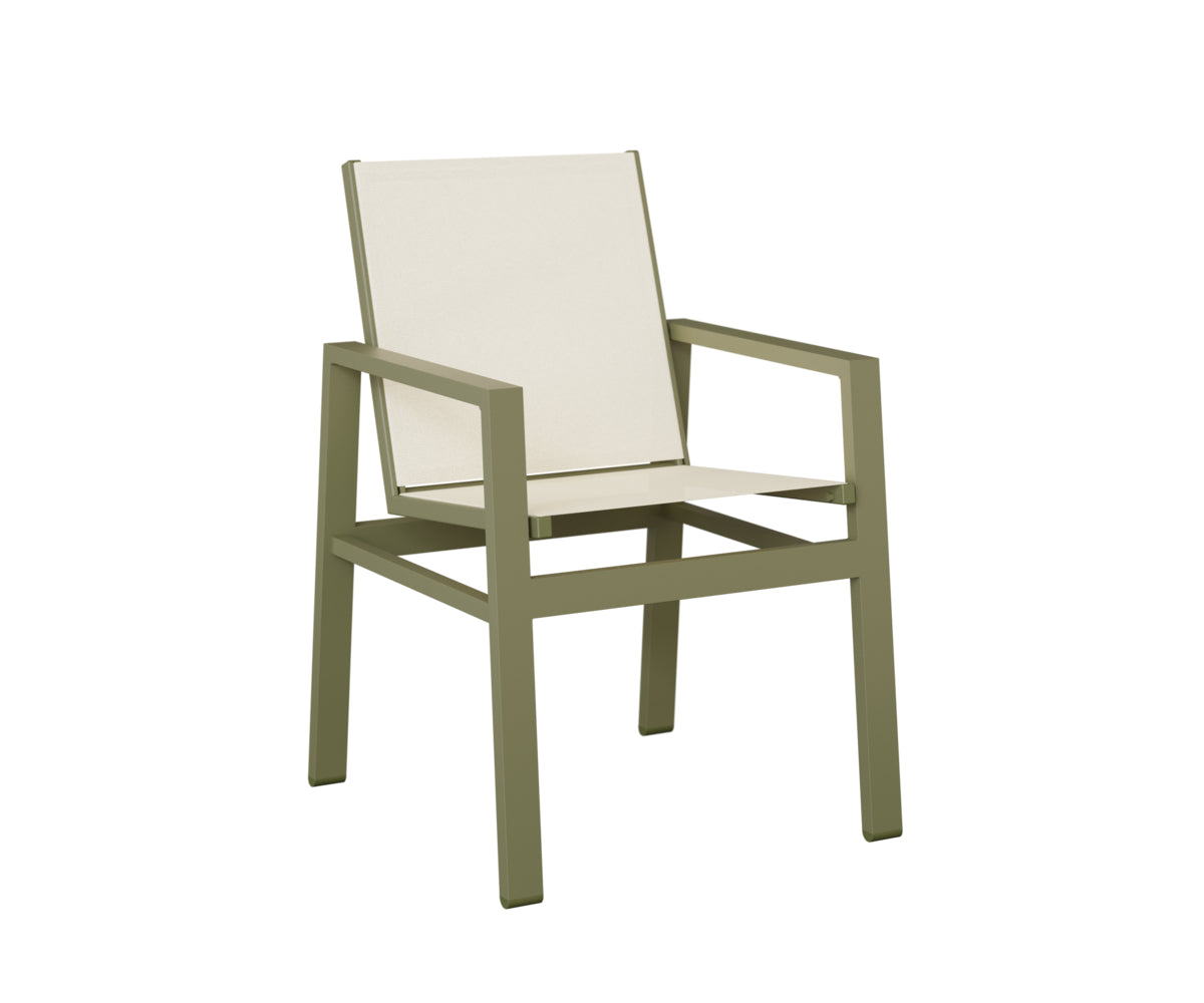 Berlin Gardens Vida Sling Dining Chair in Green Sage