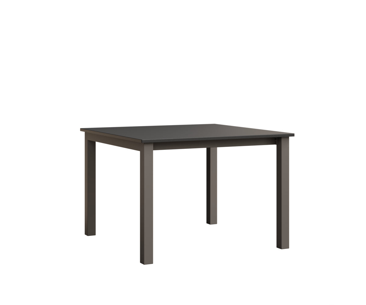 Berlin Gardens Berkley Expandable Table 42"x42" in Graphite, MGP Black top