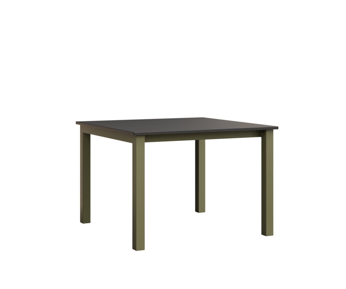 Berlin Gardens Berkley Expandable Table 42"x42" in Green Sage, MGP Black top