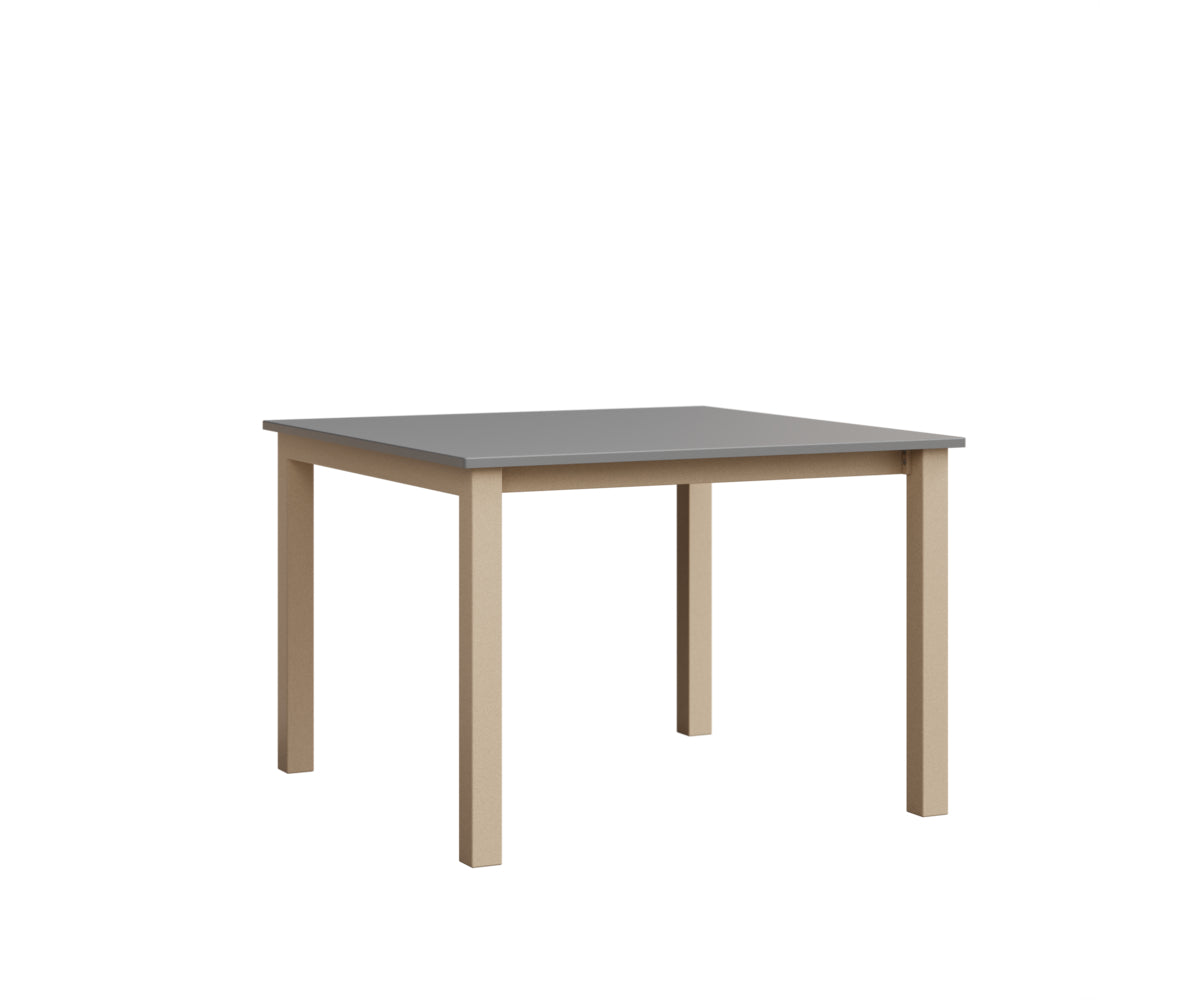 Berlin Gardens Berkley Expandable Table 42"x42" in Luna Multi, MGP Fog top