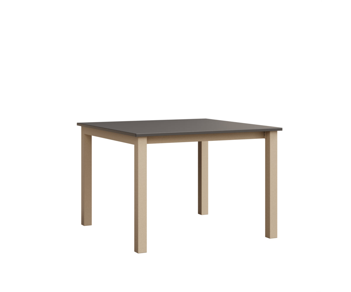 Berlin Gardens Berkley Expandable Table 42"x42" in Luna Multi, MGP Graphite top