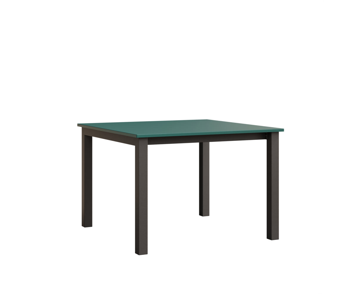 Berlin Gardens Berkley Expandable Table 42"x42" in Granite Speckle, MGP Teal top
