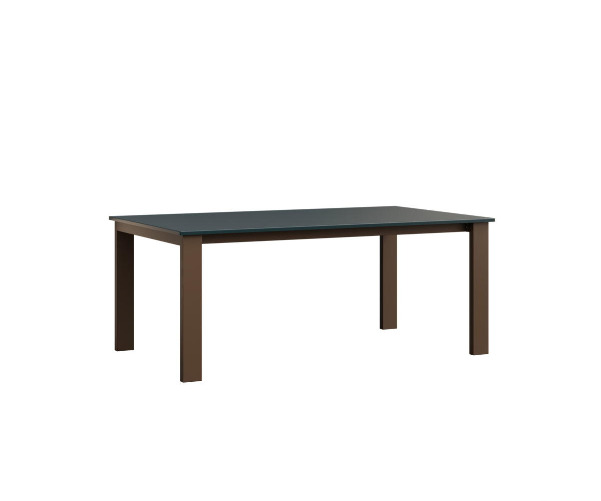 Berlin Gardens Berkley Expandable Table 42"x72" in Mesquite Wood Vein, MGP Berry top