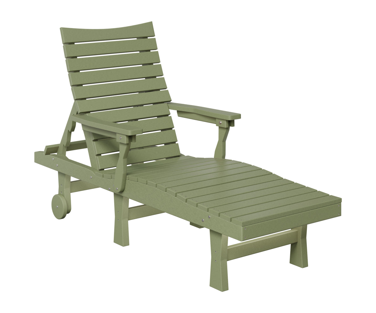 Berlin Gardens Bristol Chaise Lounge in Sage