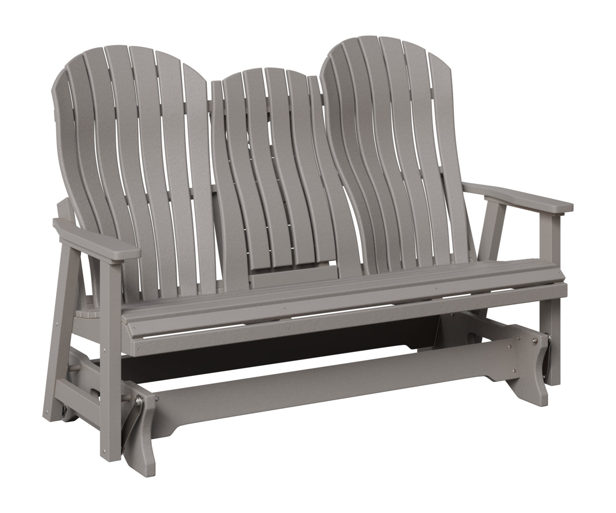 Berlin Gardens Contour 3 Seat Glider in Light Gray