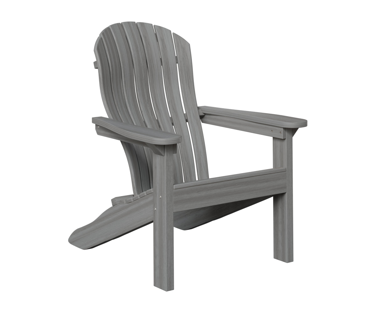 Berlin Gardens Contour Adirondack Chair in Driftwood Gray