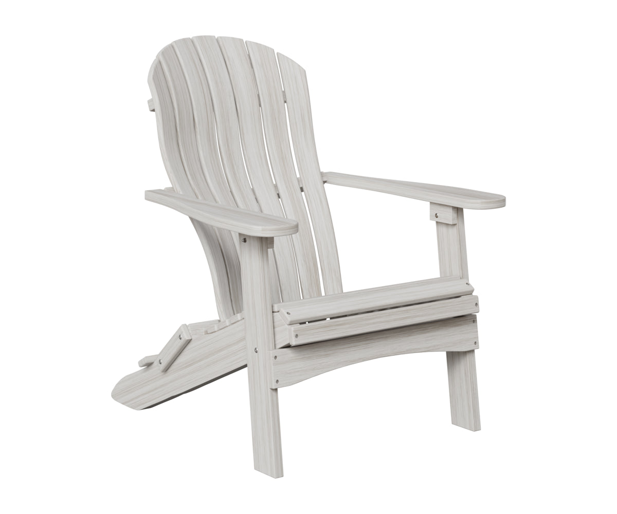 Berlin Gardens Contour Folding Adirondack in Seashell