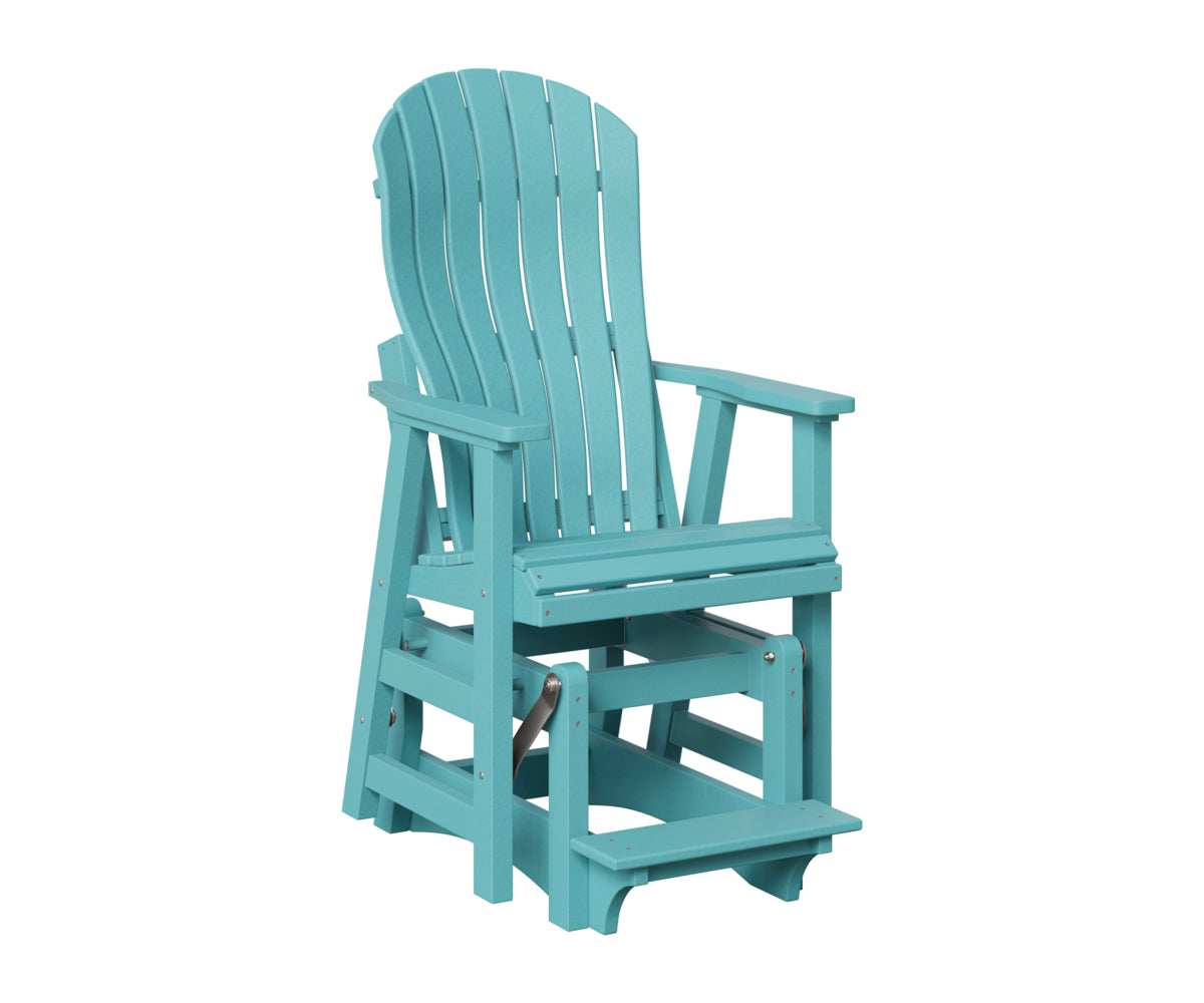 Berlin Gardens Contour Single Counter Glider in Aruba Blue