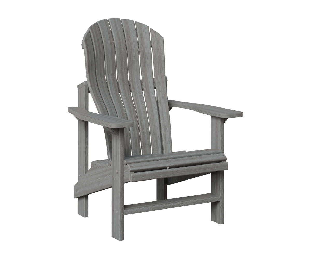 Berlin Gardens Contour Upright Adirondack in Driftwood Gray
