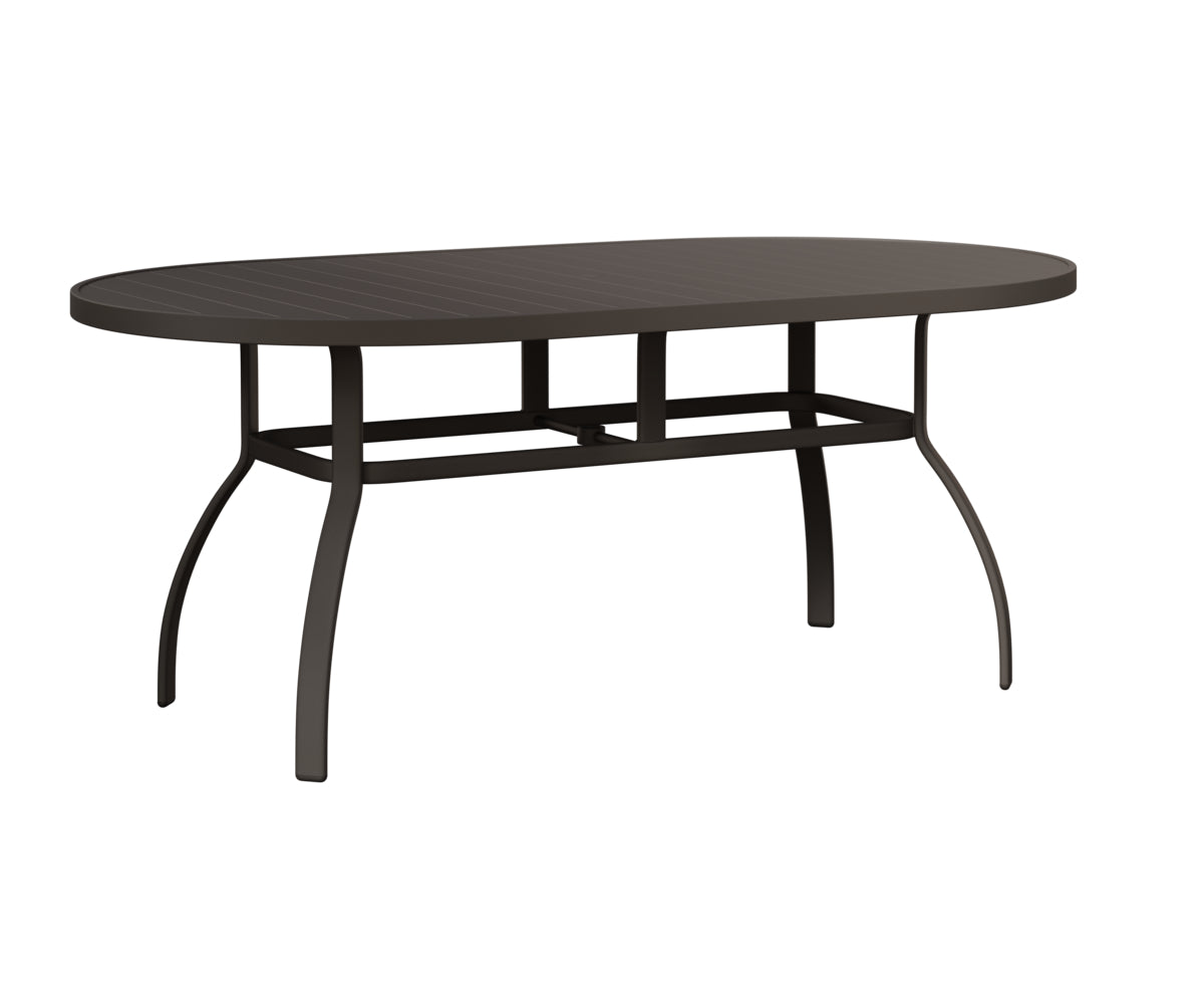 Berlin Gardens Murphy 42x76 Oblong Table in Graphite