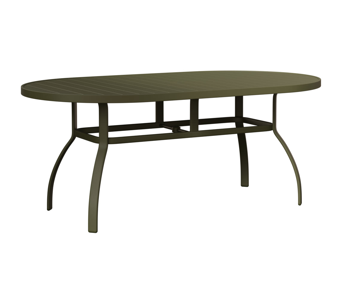 Berlin Gardens Murphy 42x76 Oblong Table in Green Sage