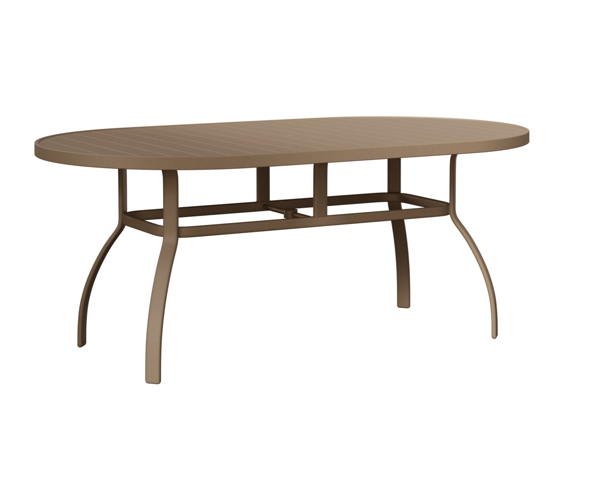Berlin Gardens Murphy 42x76 Oblong Table in Sahara Speckle