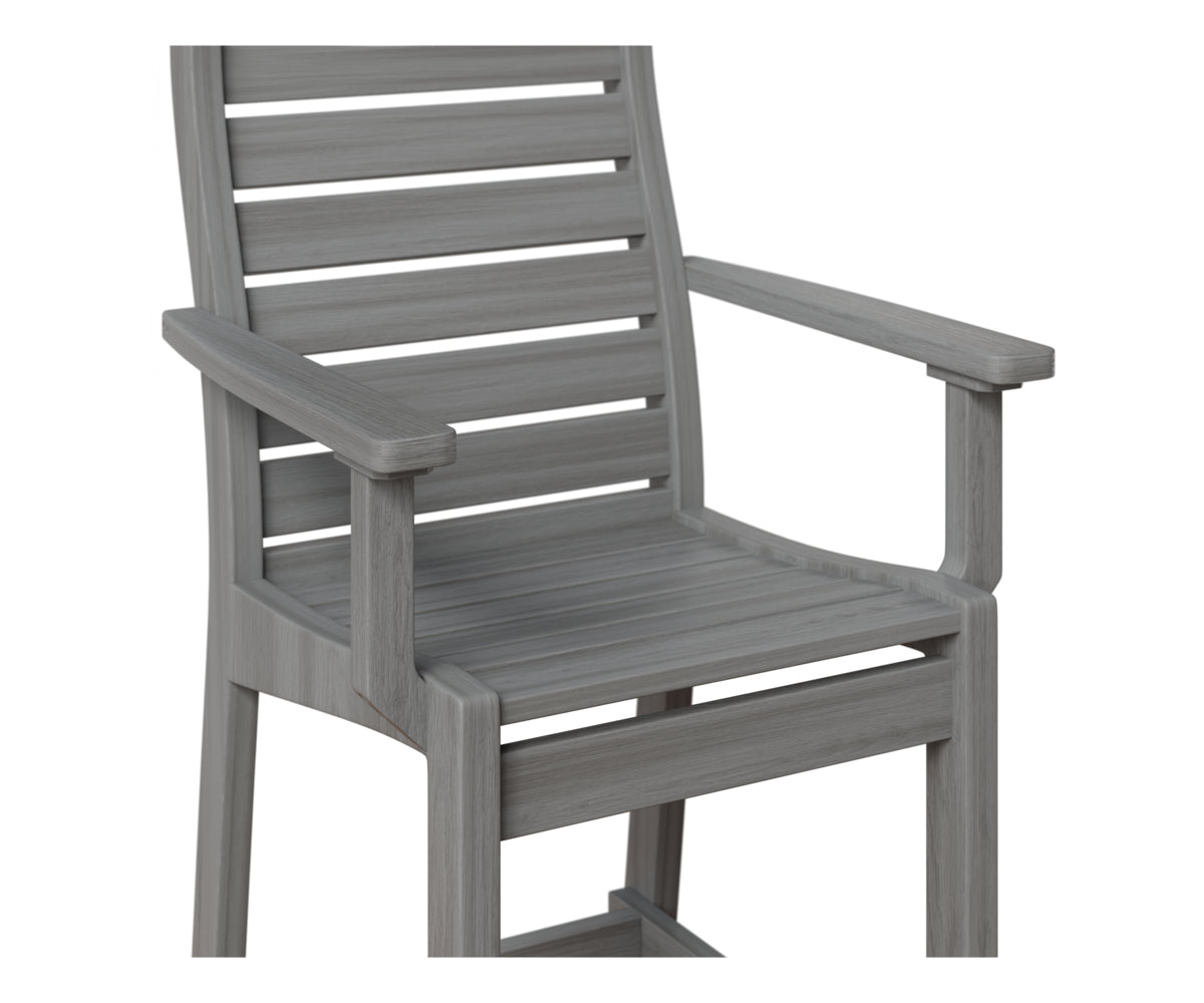 Berlin Gardens Bristol Arm Kit in Driftwood Gray