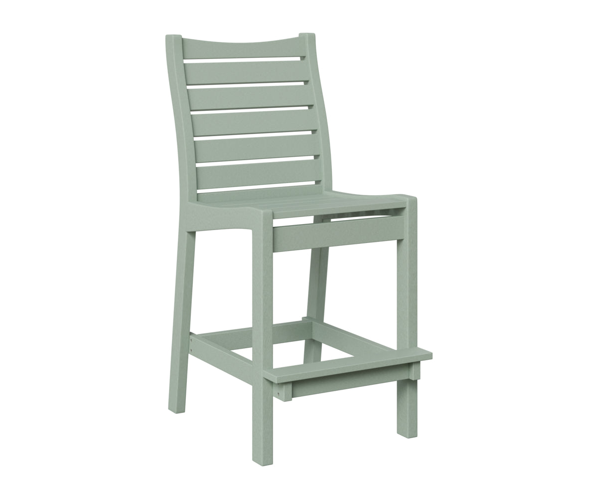 Berlin Gardens Bristol Bar Chair in Sea Foam