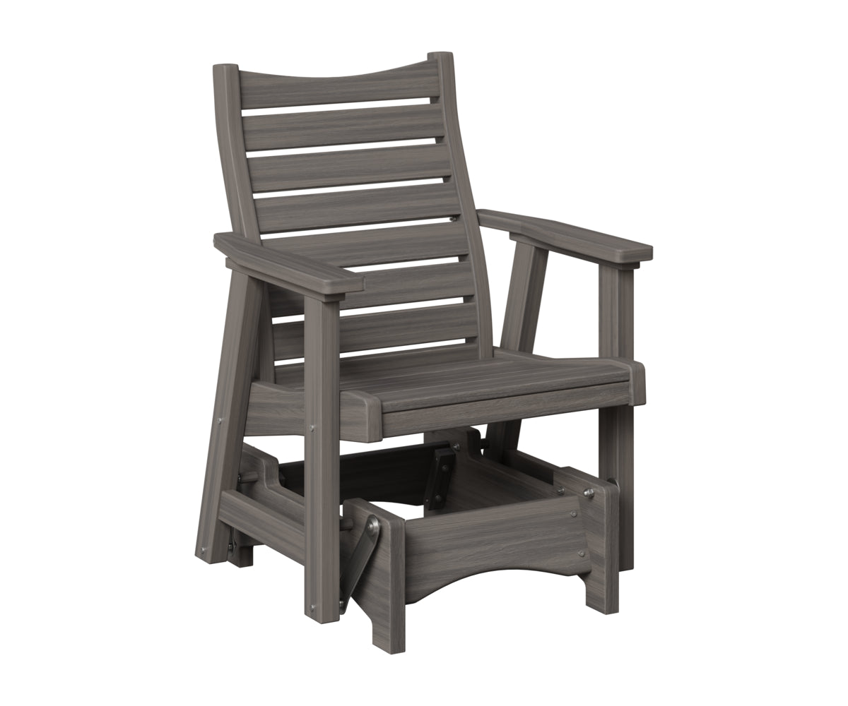Berlin Gardens Bristol Single Glider in Coastal Gray