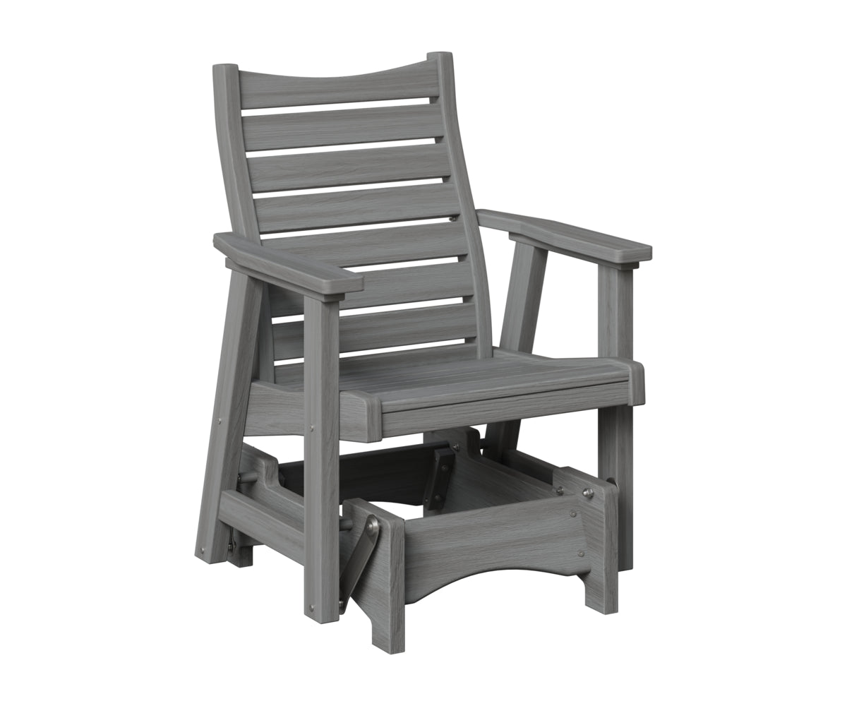 Berlin Gardens Bristol Single Glider in Driftwood Gray