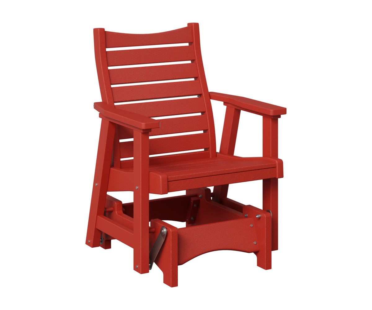 Berlin Gardens Bristol Single Glider in Scarlet Red
