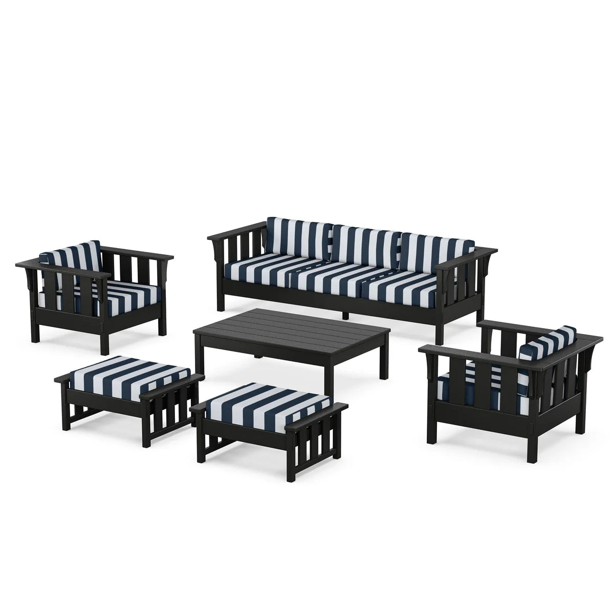 POLYWOOD Acadia 6-Piece Lounge Sofa Set
