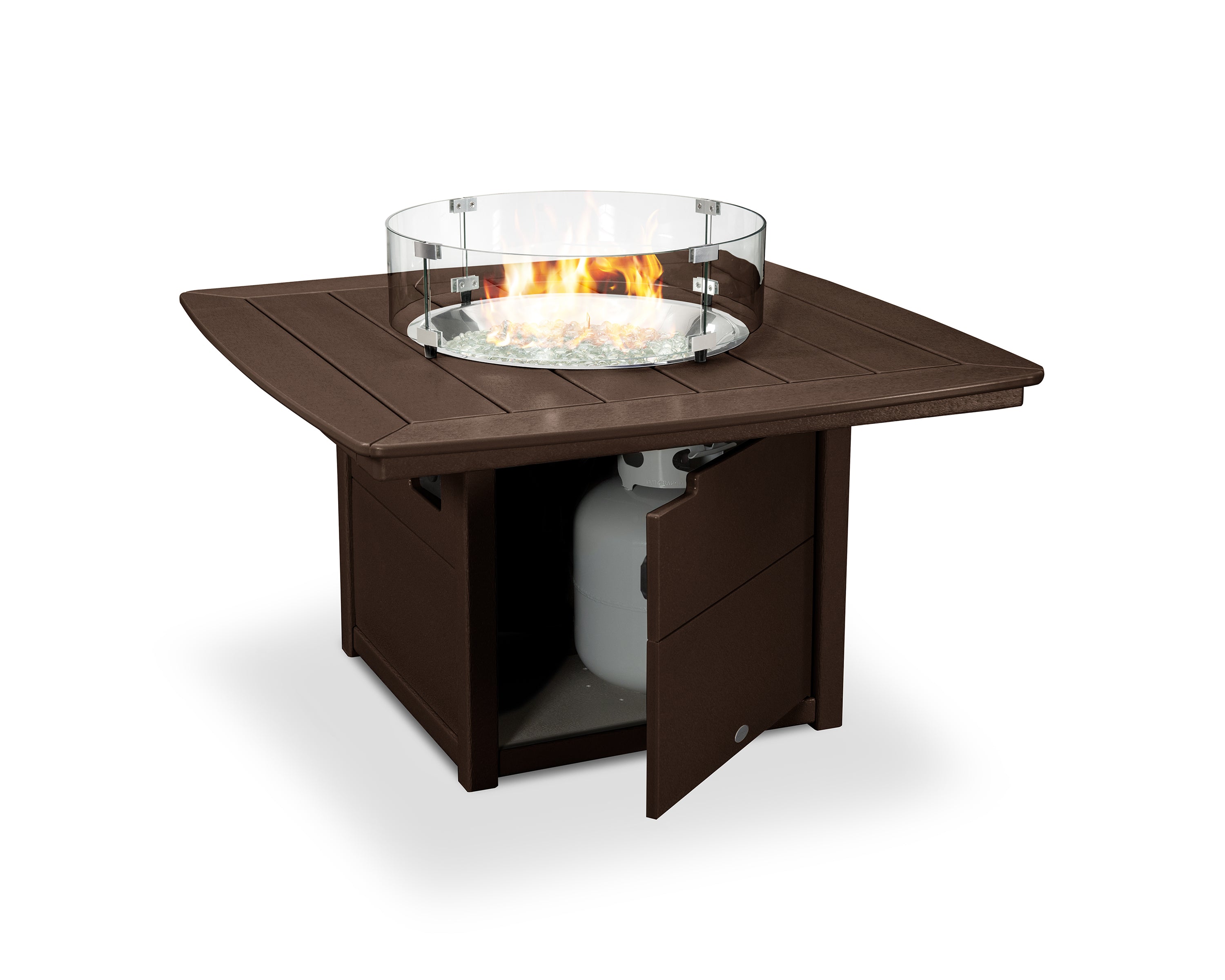 POLYWOOD Nautical 42" Fire Pit Table