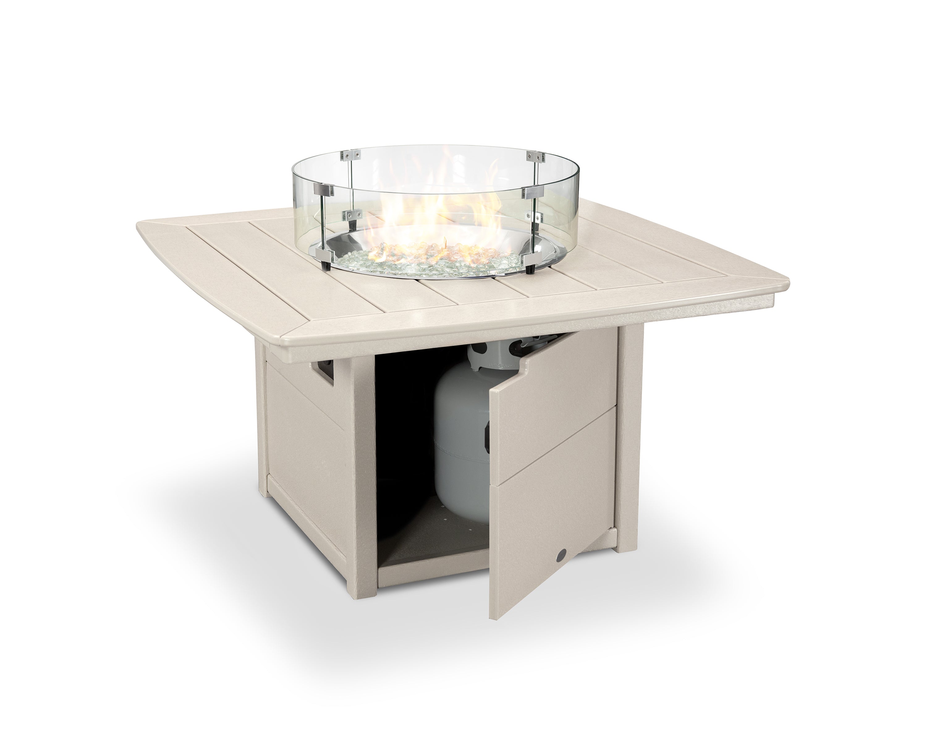 POLYWOOD Nautical 42" Fire Pit Table