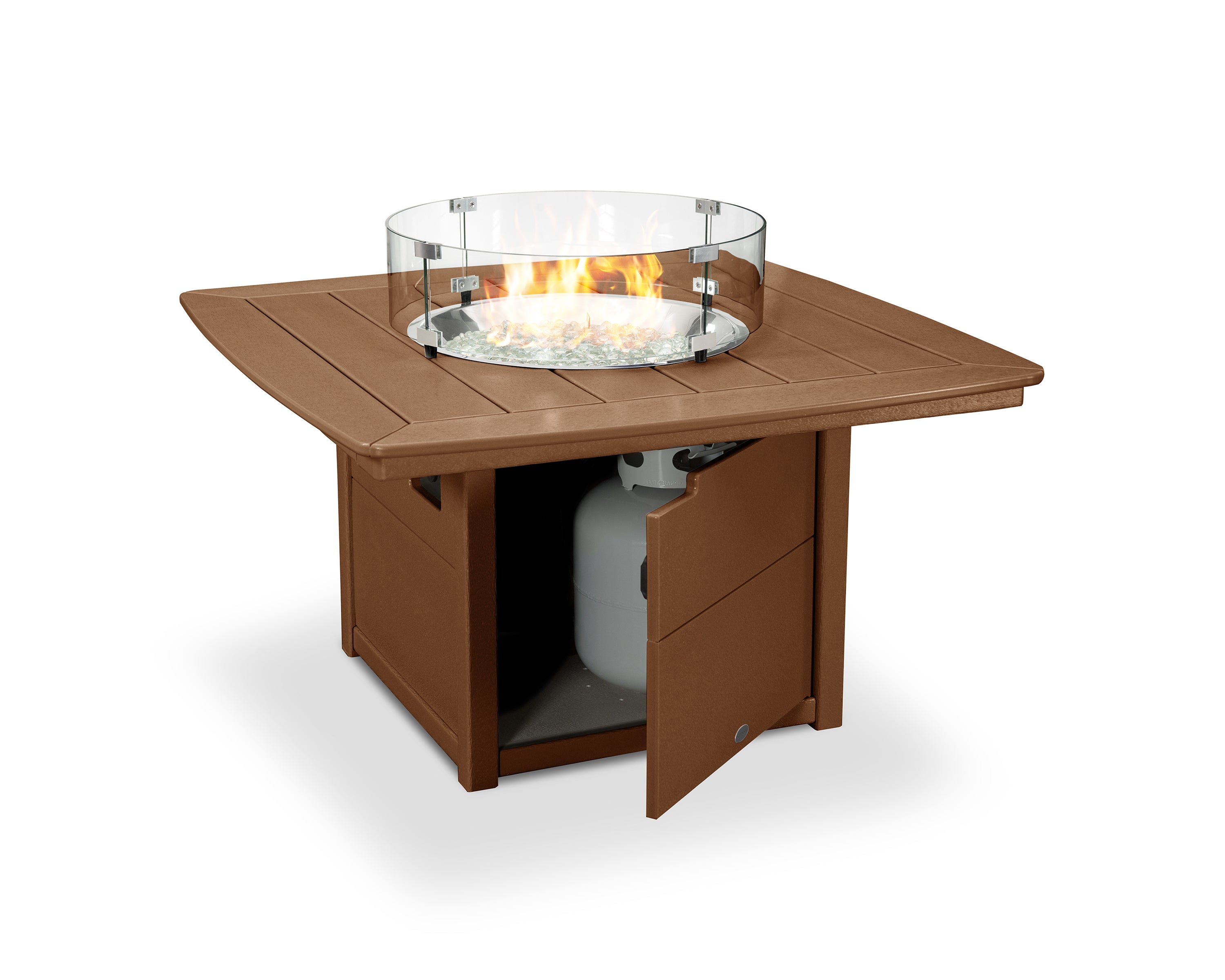 POLYWOOD Nautical 42" Fire Pit Table