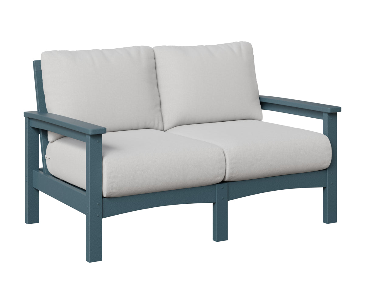 Berlin Gardens Camden Loveseat in Slate