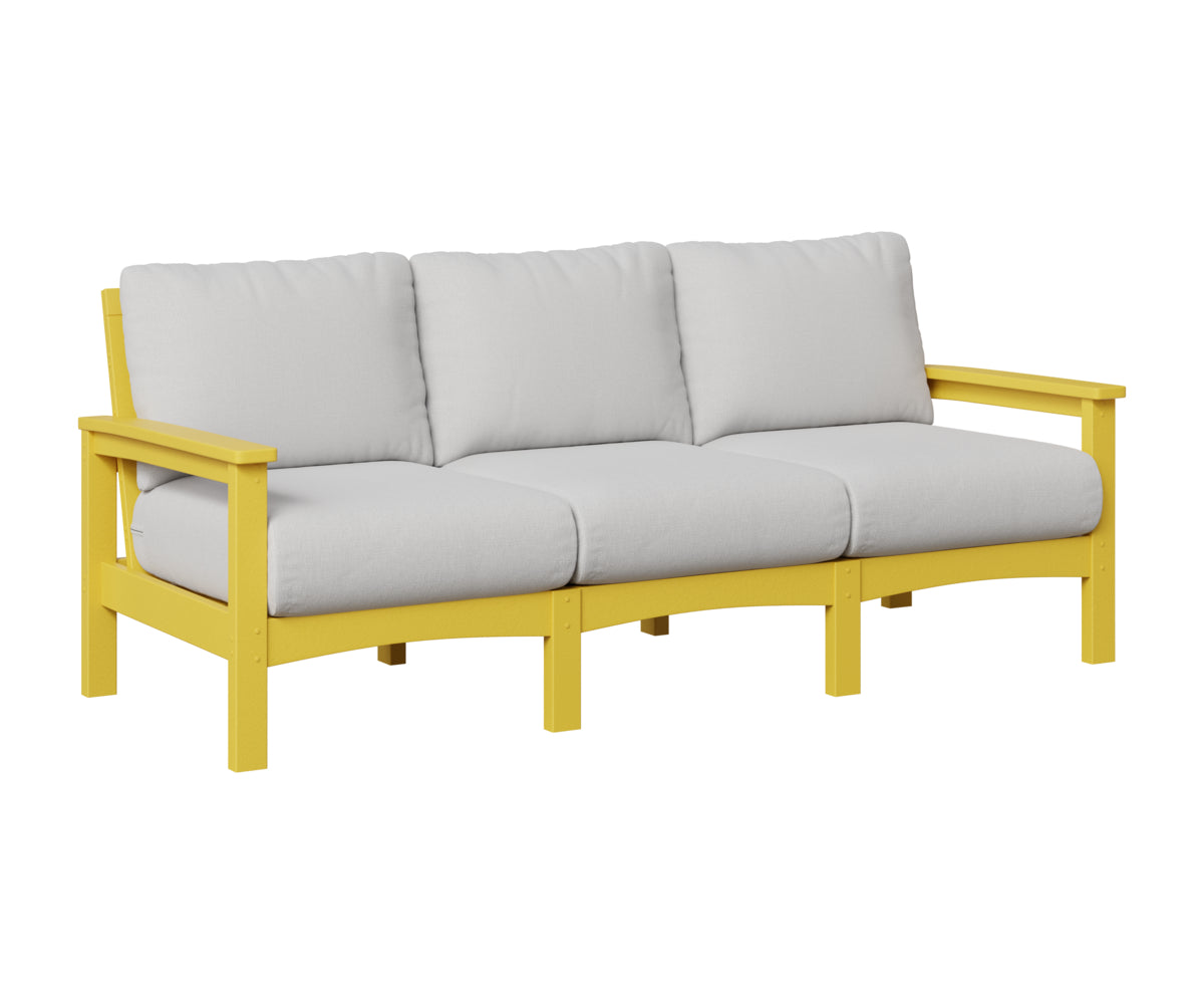 Berlin Gardens Camden Sofa in Sunburst Yellow