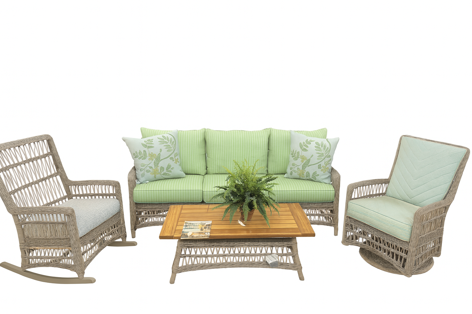 Lloyd Flanders Mackinac Deep Seating Collection – Outdoor Woven Lounge Furniture