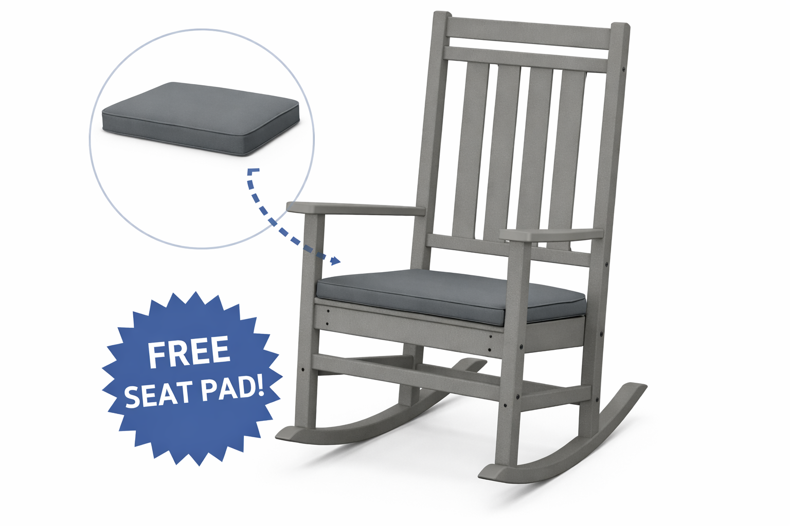 POLYWOOD Estate Rocking Chair