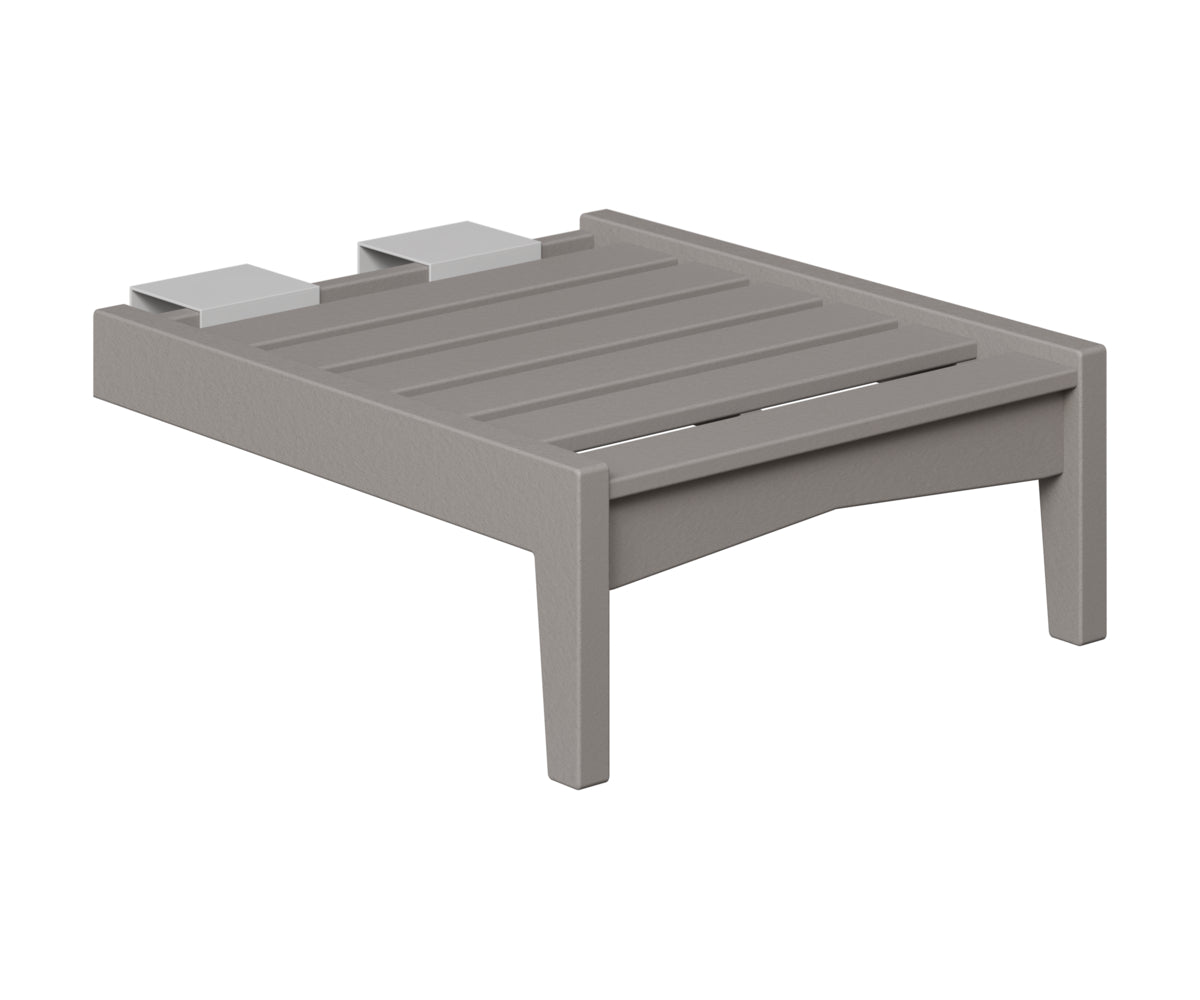 Berlin Gardens Classic Terrace Add on Chaise Lounge in Light Gray