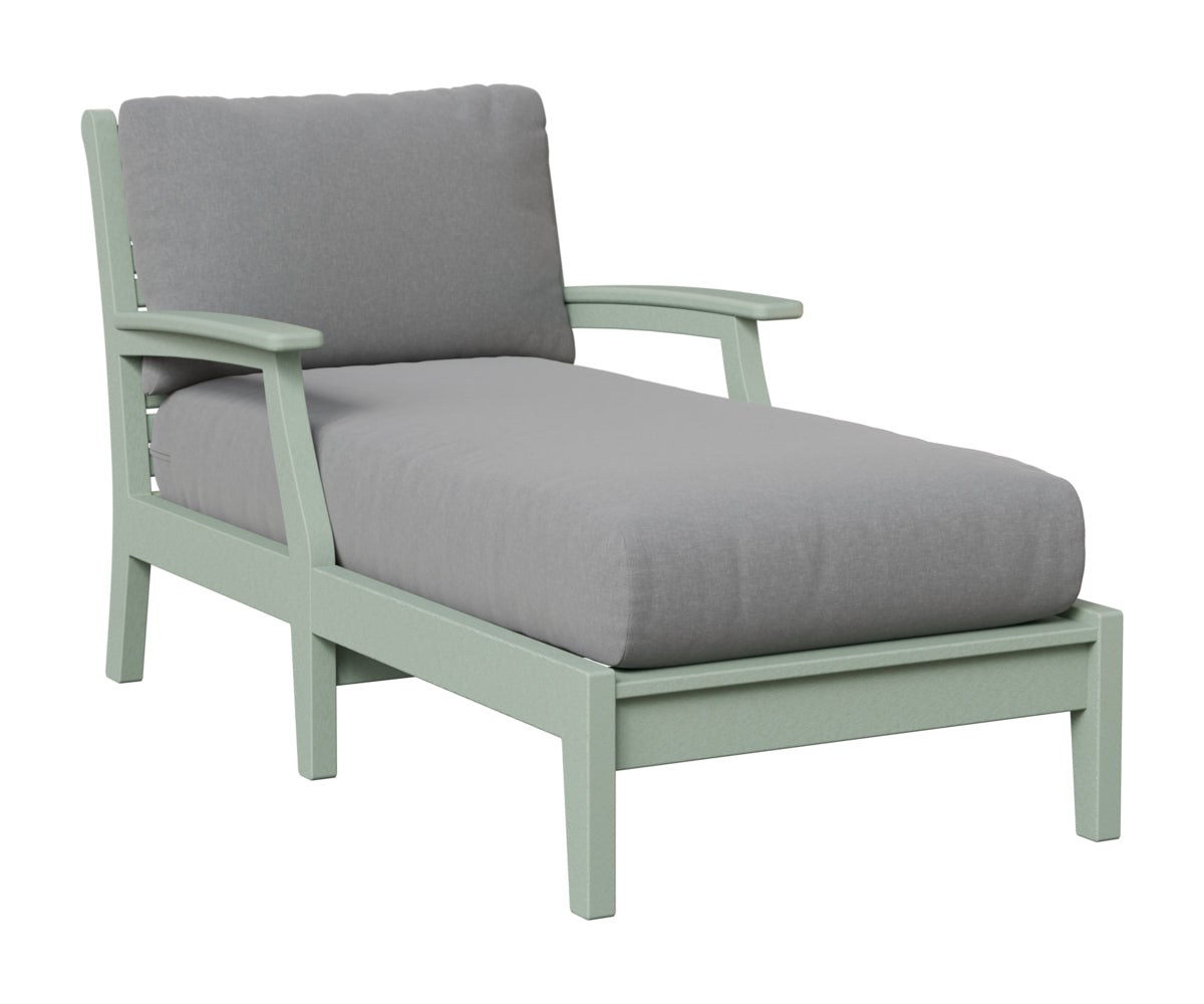 Berlin Gardens Classic Terrace Chaise Lounge in Sea Foam