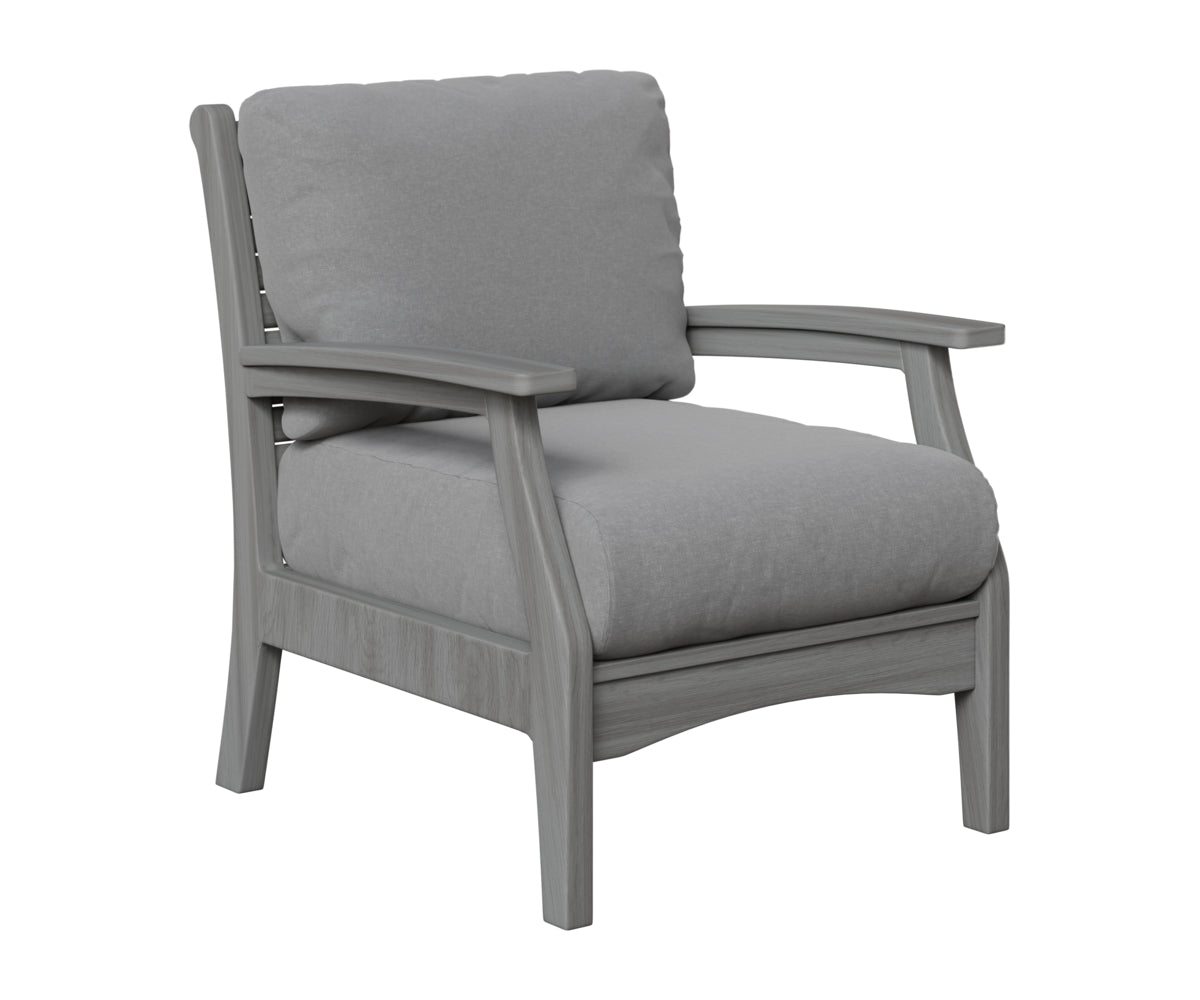 Berlin Gardens Classic Terrace Club Chair in Driftwood Gray