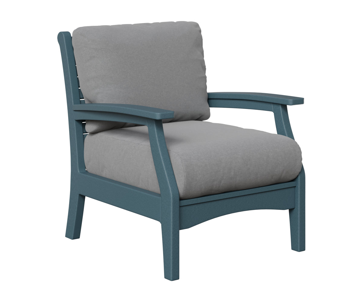 Berlin Gardens Classic Terrace Club Chair in Slate