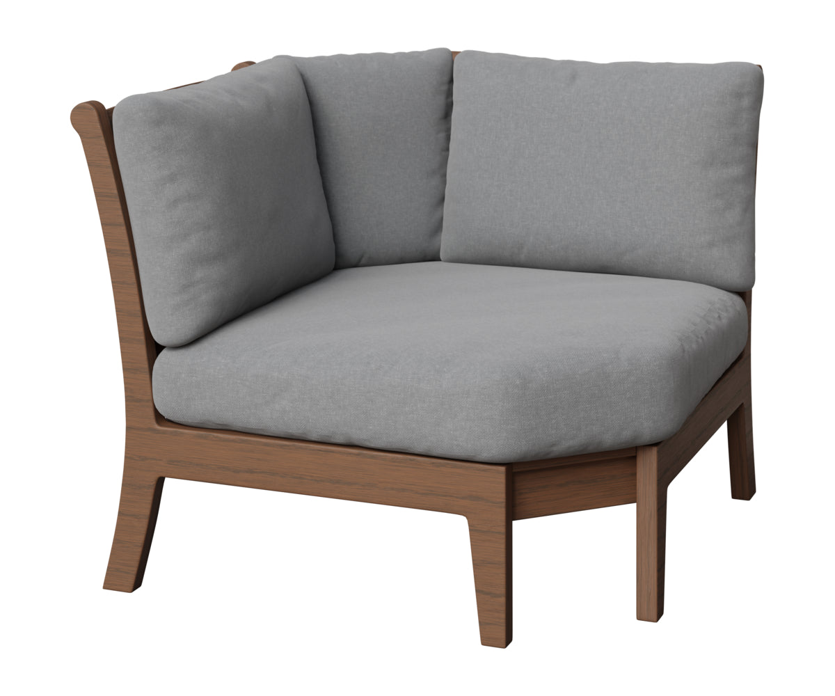 Berlin Gardens Classic Terrace Corner Section in Brazilian Walnut