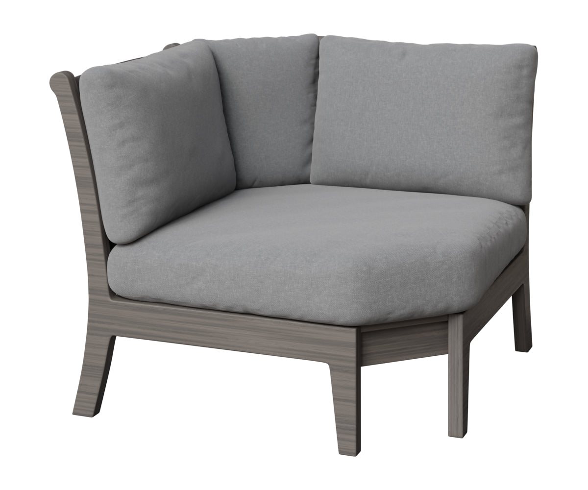Berlin Gardens Classic Terrace Corner Section in Coastal Gray