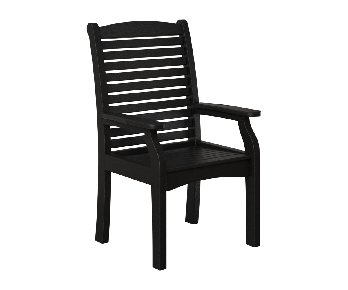 Berlin Gardens Classic Terrace Dining Chair in Black