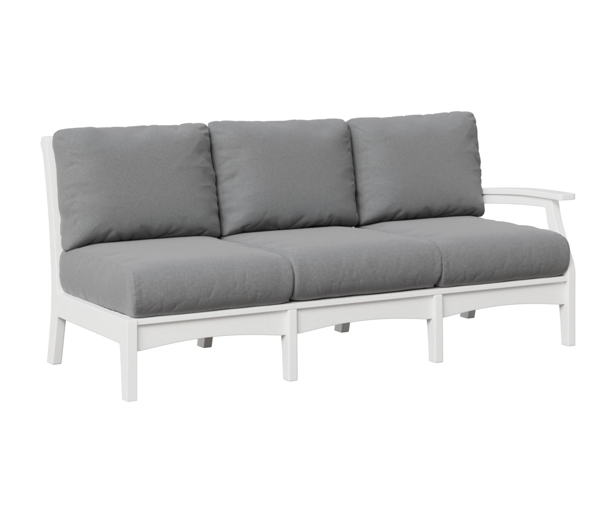 Berlin Gardens Classic Terrace Left Arm Sofa in White