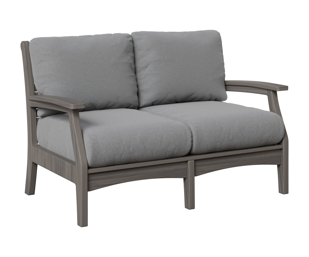Berlin Gardens Classic Terrace Loveseat in Coastal Gray