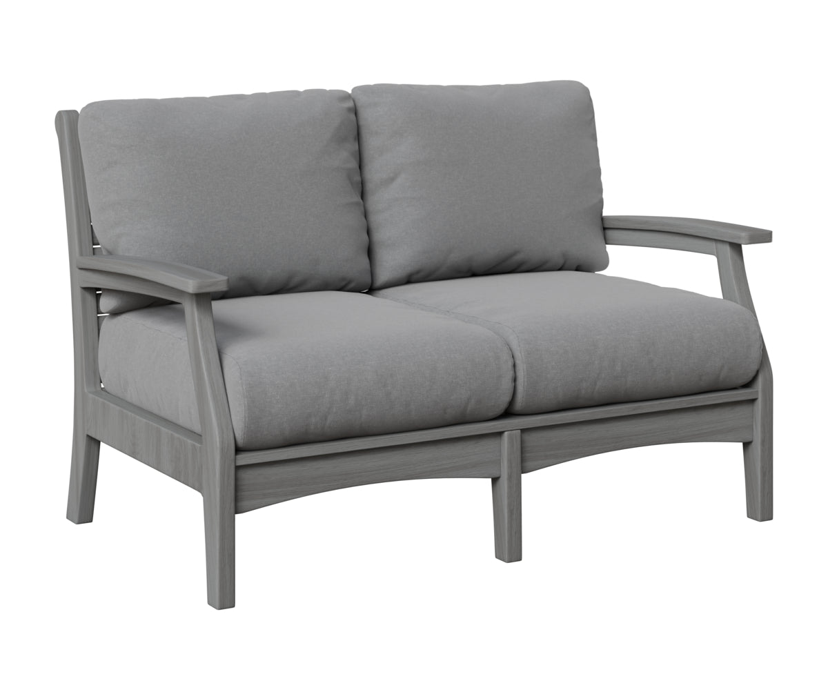 Berlin Gardens Classic Terrace Loveseat in Driftwood Gray