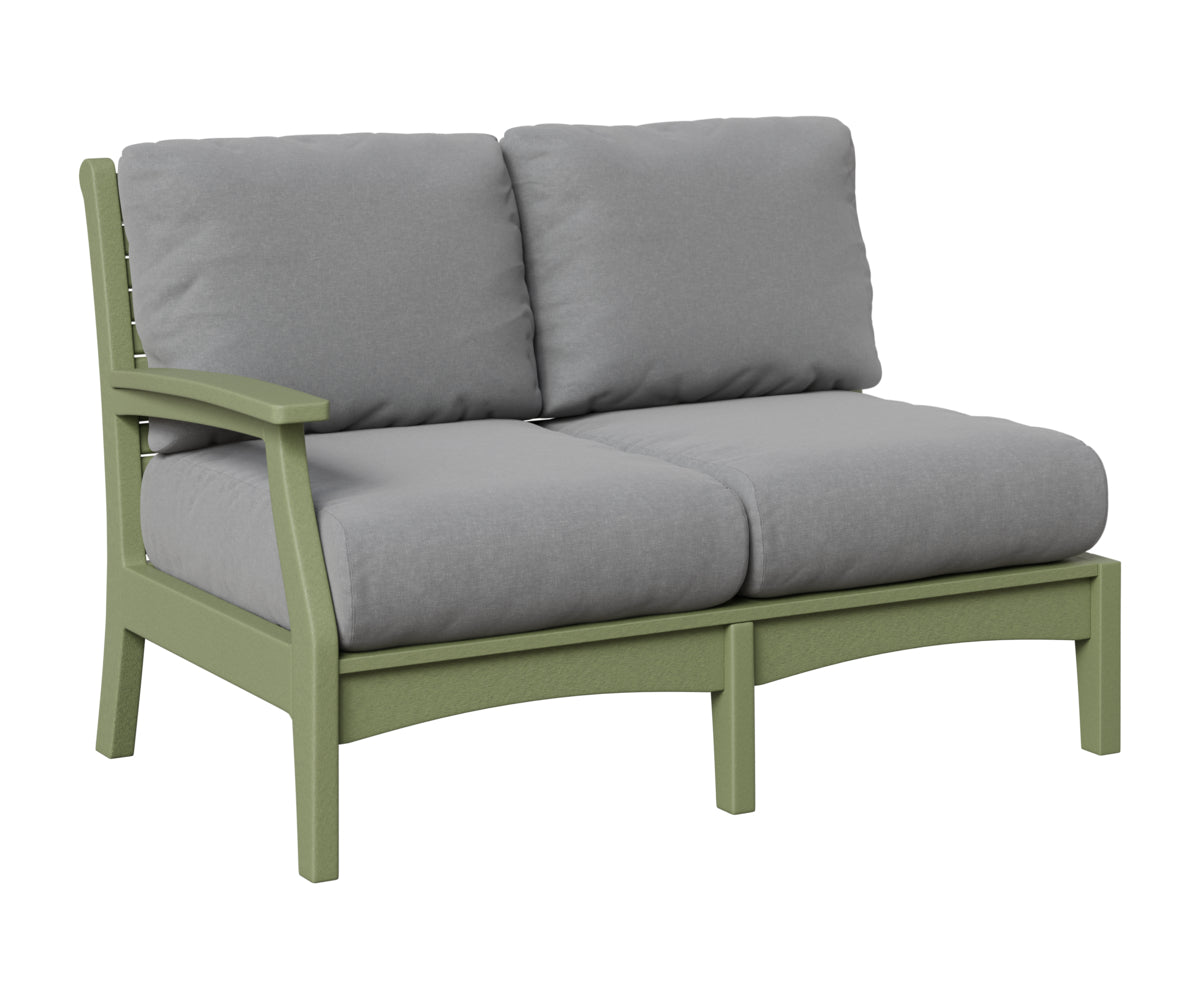 Berlin Gardens Classic Terrace Right Arm Loveseat in Sage