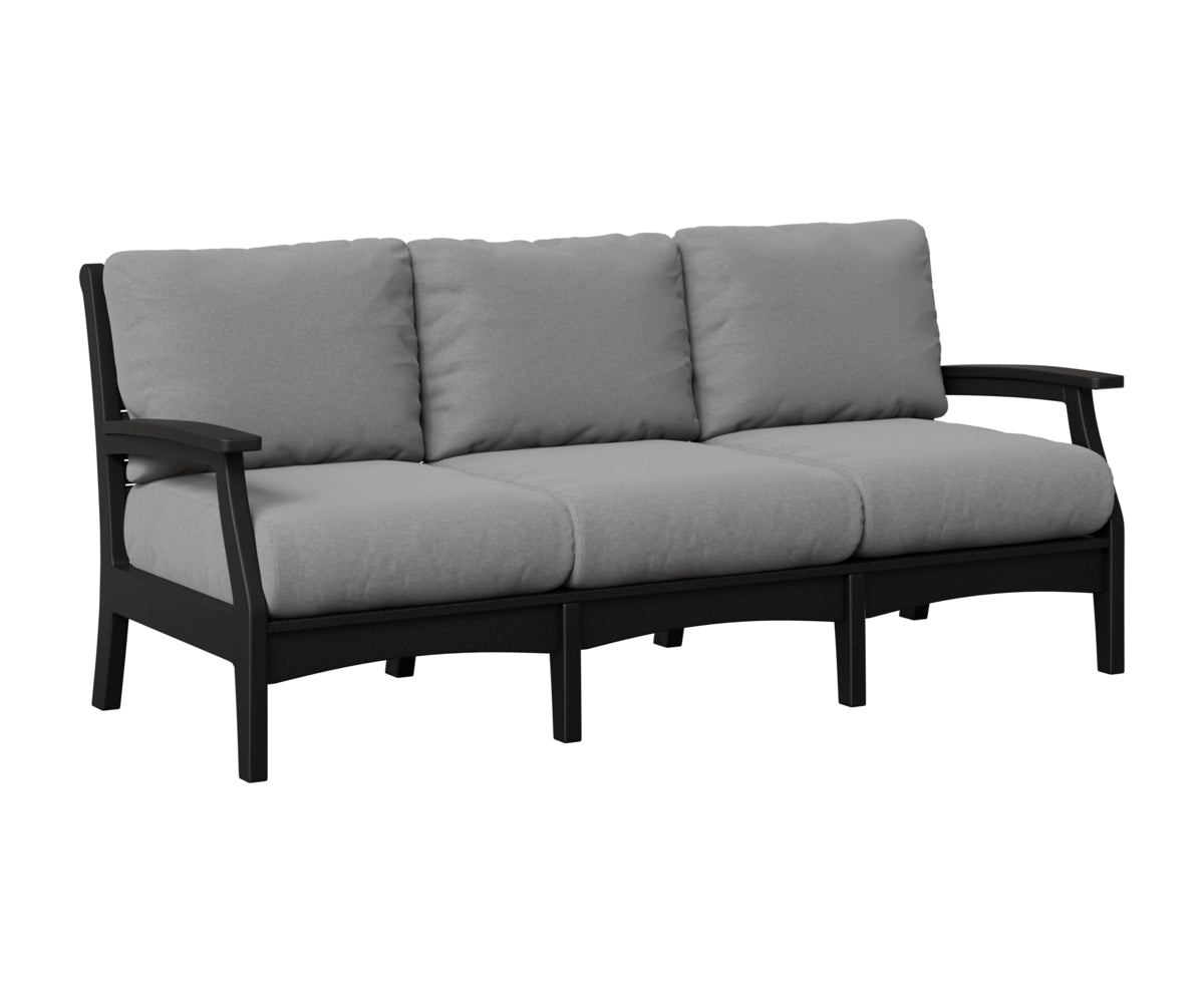 Berlin Gardens Classic Terrace Sofa in Black