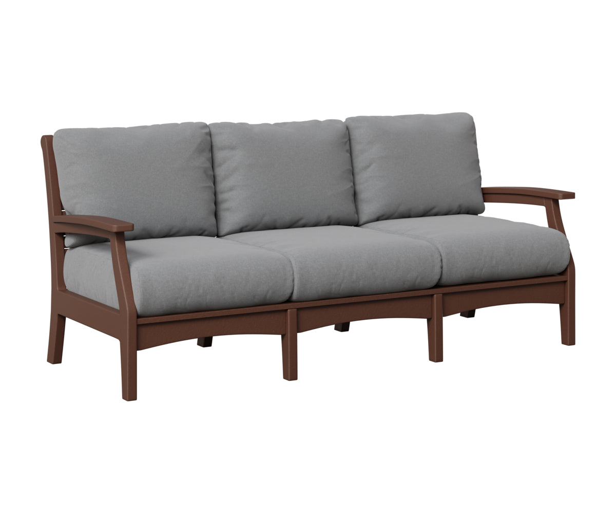 Berlin Gardens Classic Terrace Sofa in Chocolate Brown