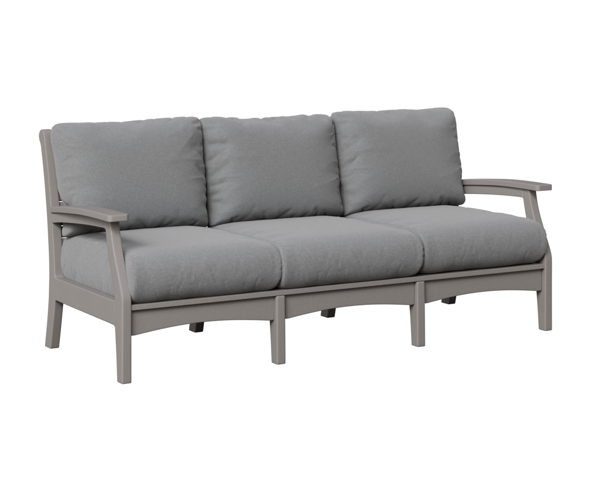Berlin Gardens Classic Terrace Sofa in Light Gray