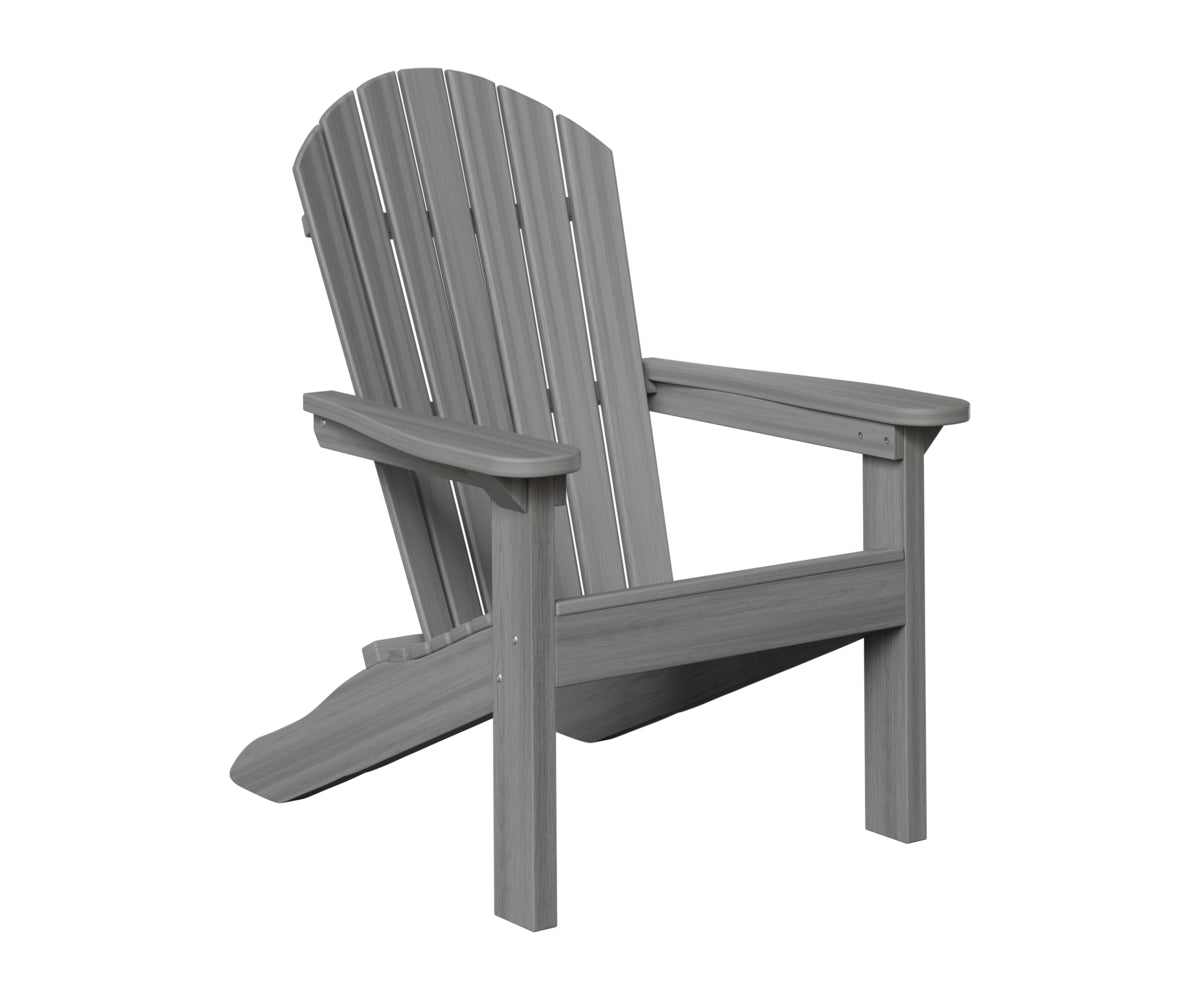 Berlin Gardens Comfo Back Adirondack Chair in Driftwood Gray