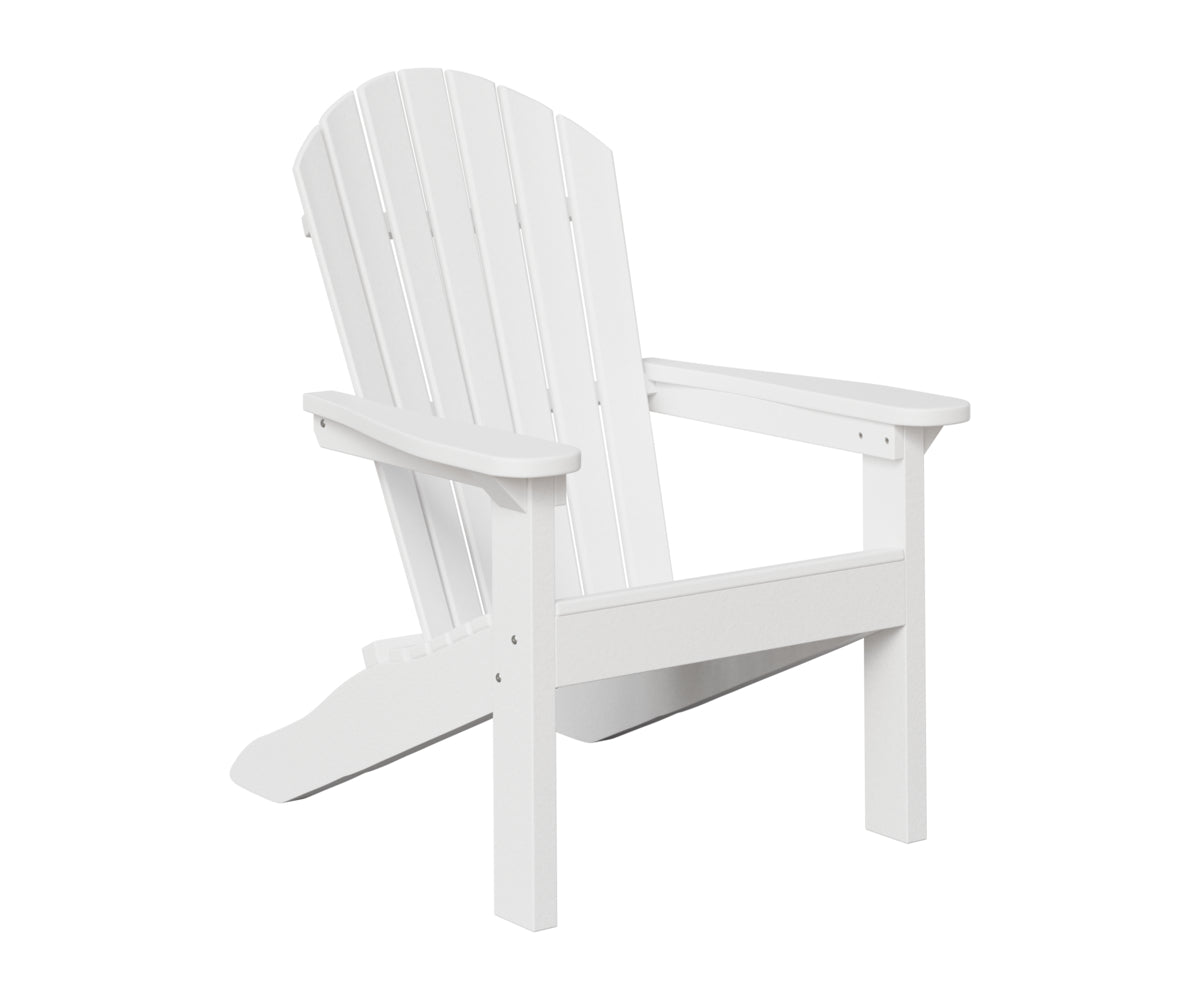Berlin Gardens Comfo Back Adirondack Chair in White