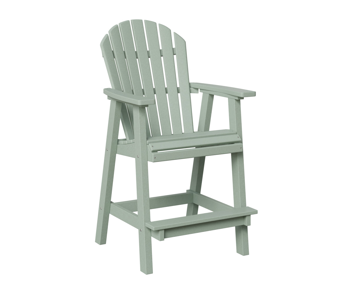 Berlin Gardens Comfo Back Bar Chair in Sea Foam